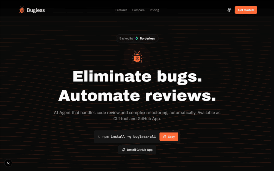 Bugless screenshot 1