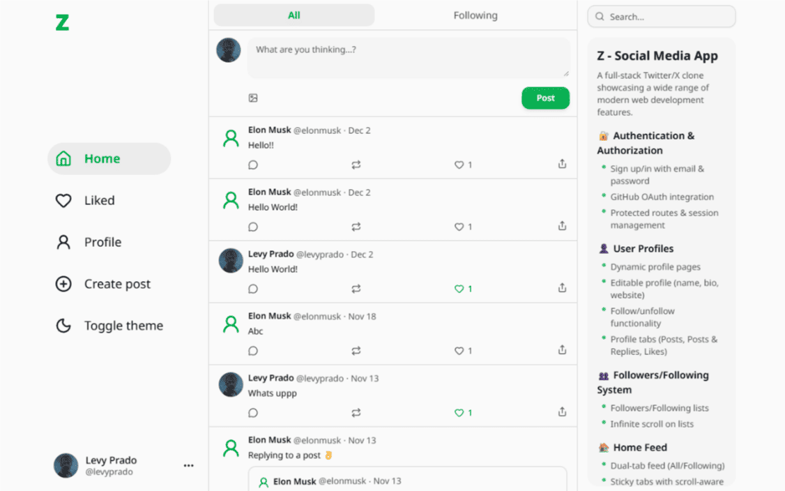 Z - Social Media screenshot 2